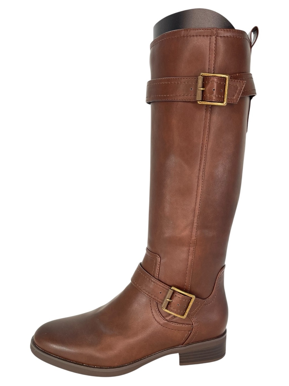 Naturalizer Tiernan Brown Faux Leather Knee High Womens Boots Size 9W - Picture 3 of 15